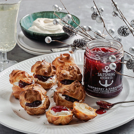 Spicy Brie Gougères