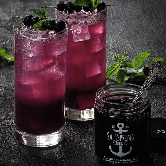 Blueberry Basil Mojito