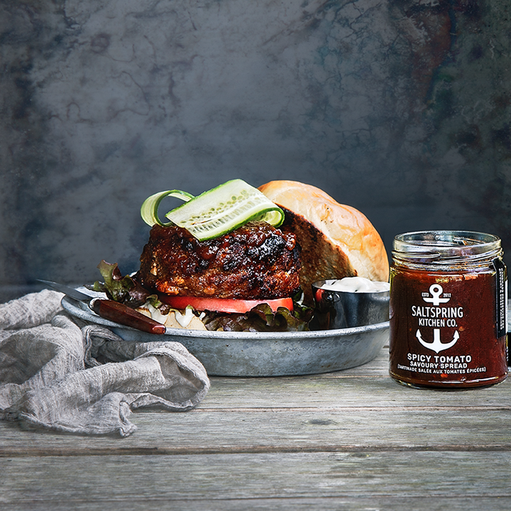 Spiced Turkey &amp; Feta Burger &ndash; SaltSpring Kitchen Co.