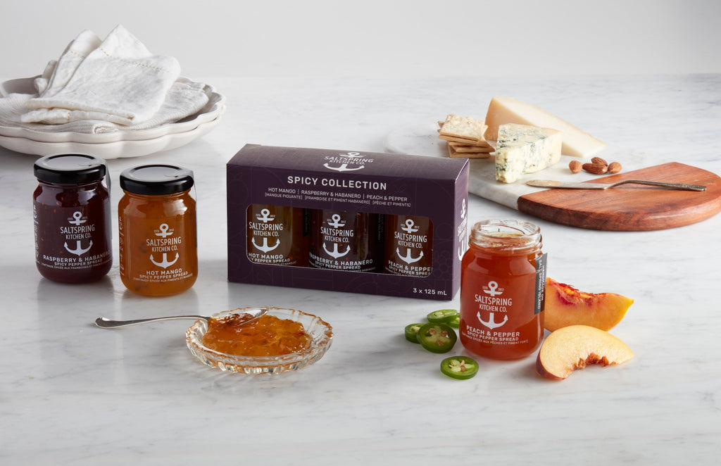 Salt Spring Kitchen Company Tasting Room gifts and merchandise on the shelves