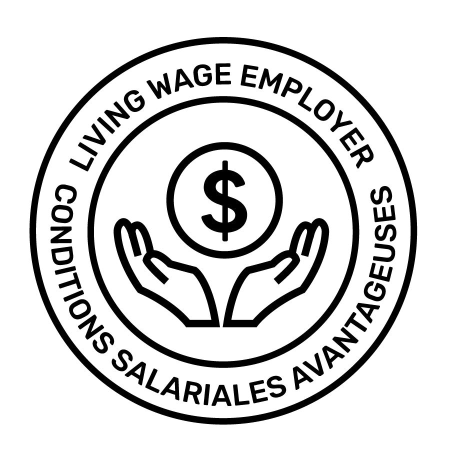 SaltSpring_Kitchen_Company_Living_Wage_Employer_Icon_in_circle_black_and_white