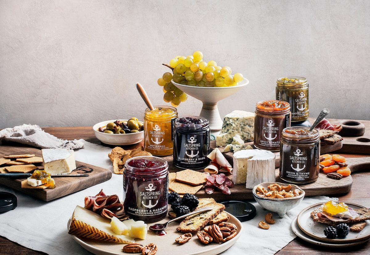 Preserves and condiments from SaltSpring Kitchen Co.